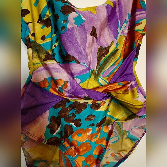 Cole of California Vintage One piece Swimsuit - Size 12 - Picture 10 of 13